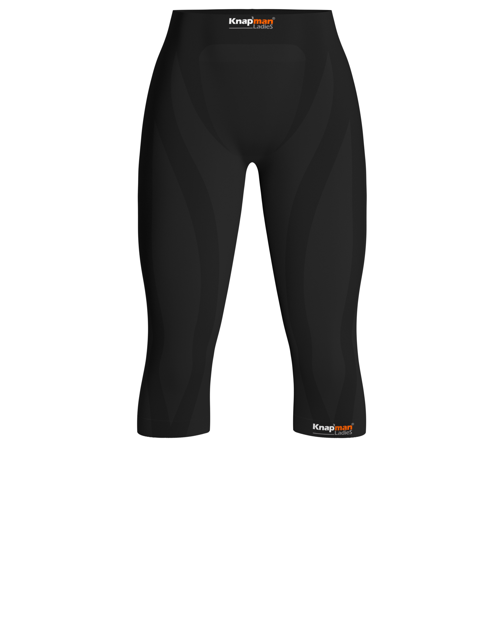 Vertrek naar Schadelijk Voldoen Knap'man | Online Shop | Knap'man Compressiebroek 3/4 45% Zwart Dames