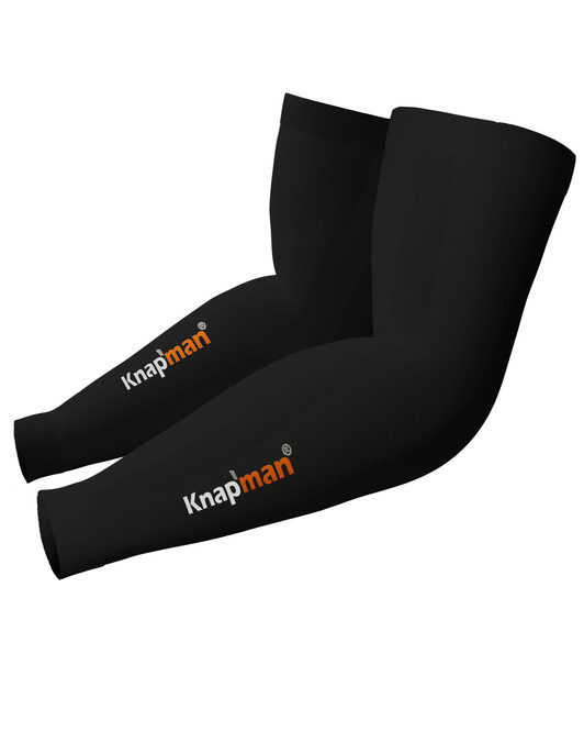 Knap'man Zoned Compression Arm Sleeves 45% zwart