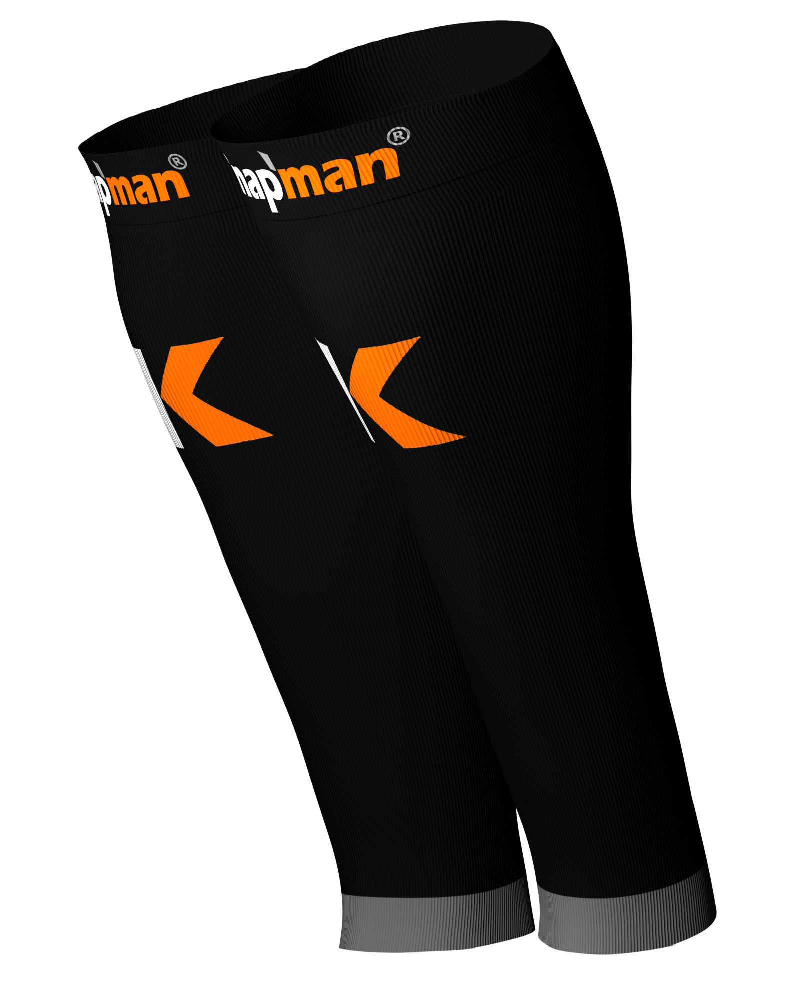 Knap'man Active Strong Compressie Calf Sleeves zwart