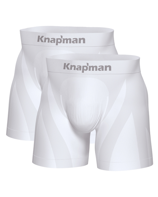Knapman Ultimate Comfort Boxershort 3.0 Wit | Twopack