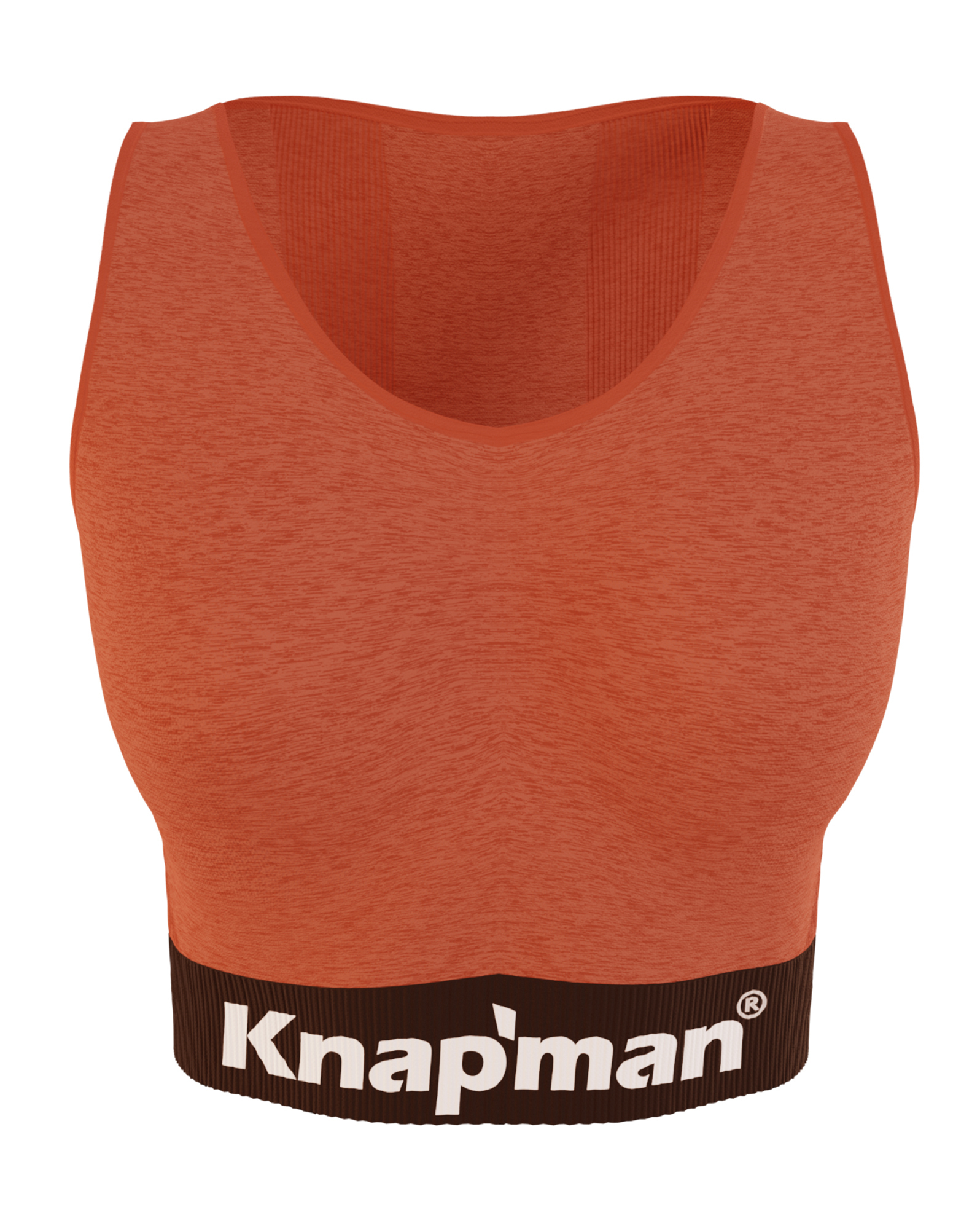 Knap'man FitForm Compressie Sporttop | Oranje melange