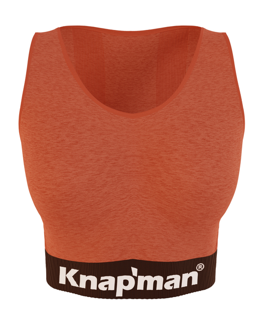 Knap'man FitForm Compressie Sporttop | Oranje melange