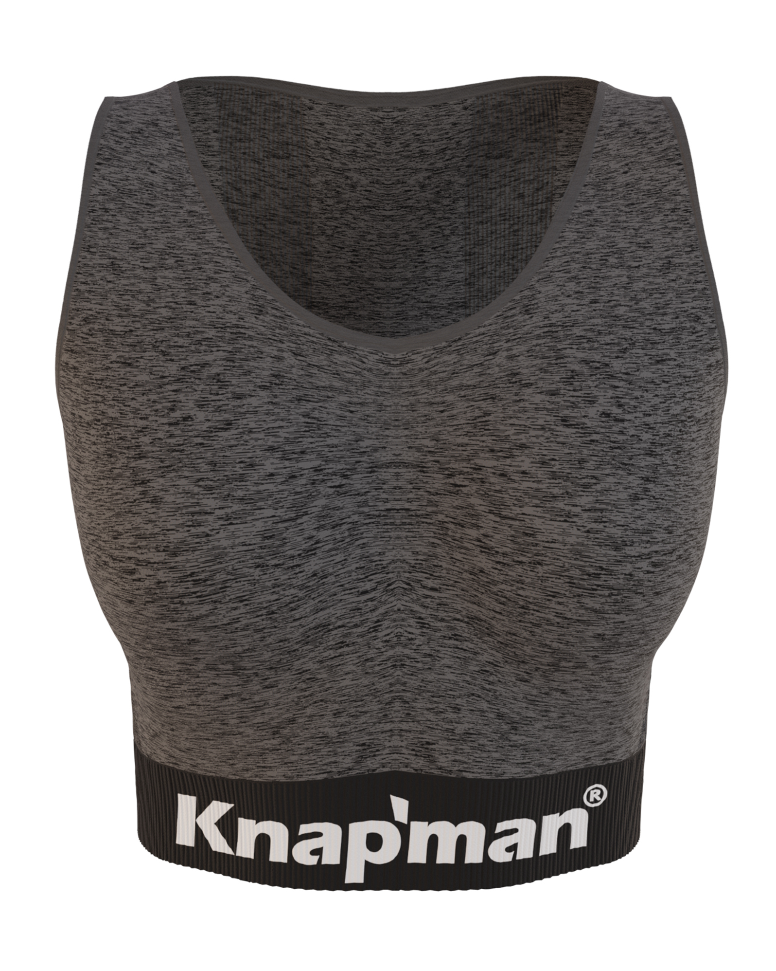 Knap'man FitForm Compressie Sporttop | Grijs melange