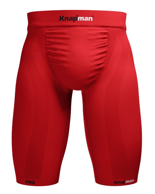 Knapman PRO Zoned Compression Shorts 45% Rood